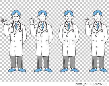 男醫生線描插圖集 男醫生線描插圖集 100929707