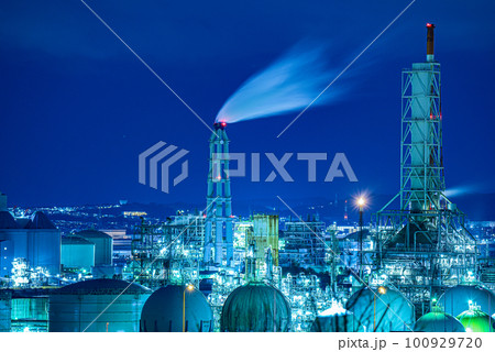 工場夜景 100929720