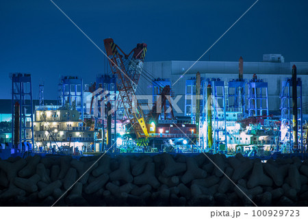 工場夜景 100929723