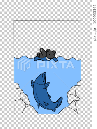 鮭魚和熊 100933542