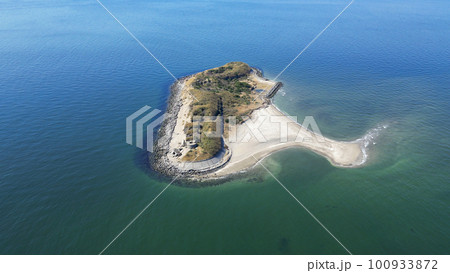 第一海堡を空撮 第一海堡を空撮 100933872