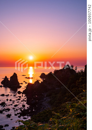 若狭湾の夕暮れ 若狭湾の夕暮れ 100937742