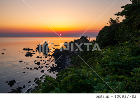 若狭湾の夕暮れ 若狭湾の夕暮れ 100937782