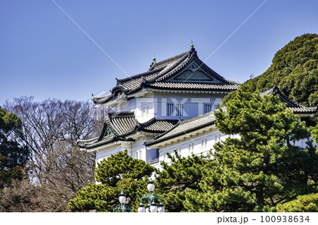 皇居 西ノ丸の森 伏見櫓 (ふしみやぐら) 皇居 西ノ丸の森 伏見櫓 (ふしみやぐら) 100938634