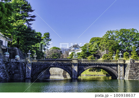 皇居 二重橋 (正門石橋) 皇居 二重橋 (正門石橋) 100938637