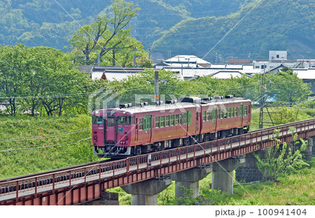 山陰本線 久谷ー浜坂 JR西日本 キハ41-2002+キハ47-13(福知山) 山陰本線 久谷ー浜坂 JR西日本 キハ41-2002+キハ47-13(福知山) 100941404