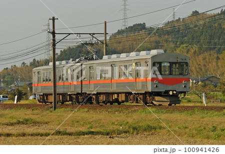 北陸鉄道 石川線 日御子ー鶴来 7000系 クハ7212 北陸鉄道 石川線 日御子ー鶴来 7000系 クハ7212 100941426