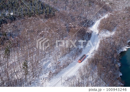 【キハ40】根室本線 野花南〜富良野【空知川】 【キハ40】根室本線 野花南〜富良野【空知川】 100943246