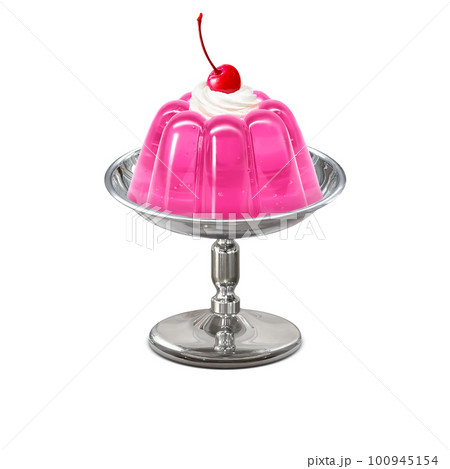 いちごゼリー イラスト リアル いちごゼリー イラスト リアル 100945154