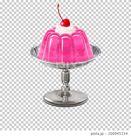 いちごゼリー イラスト リアル いちごゼリー イラスト リアル 100945154