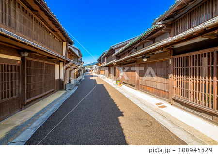 三重県 亀山市 東海道 関宿の町並み 三重県 亀山市 東海道 関宿の町並み 100945629