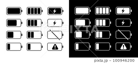 バッテリー残量表示マークセット 100946200