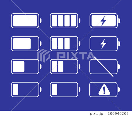 バッテリー残量表示マークセット 100946205
