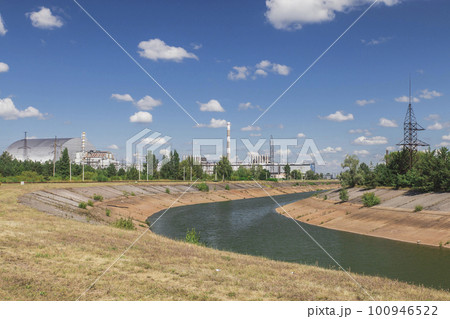 cooling channel of the Chernobyl nuclear power plant 100946522