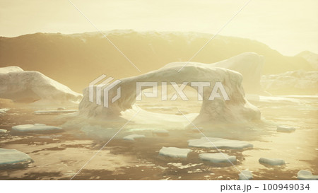 Glaciers and the icebergs of Antarctica Glaciers and the icebergs of Antarctica 100949034