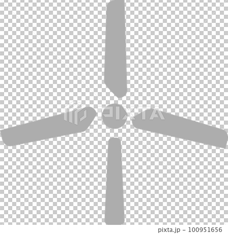 風電簡單可愛插畫 100951656