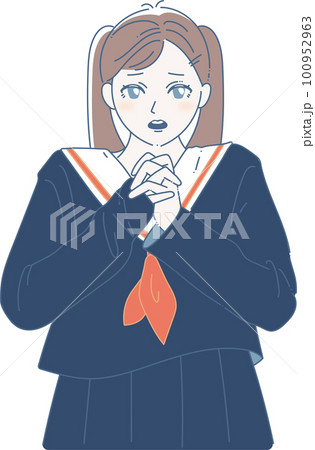 お願い　女子学生 100952963