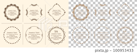 Frame, frame, vector 100953433