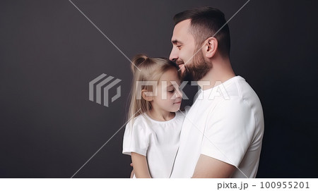 Happy father's day background. Illustration AI Generative 100955201