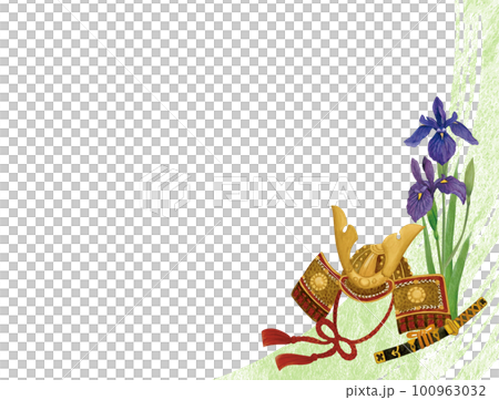 水彩畫的五月娃娃背景 100963032