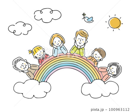 虹と家族 虹と家族 100963112