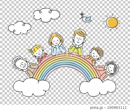 虹と家族 虹と家族 100963112