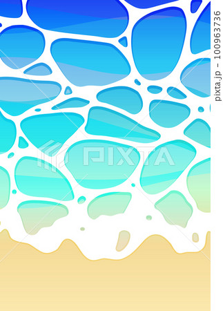 背景イラスト_きれいな海 背景イラスト_きれいな海 100963736
