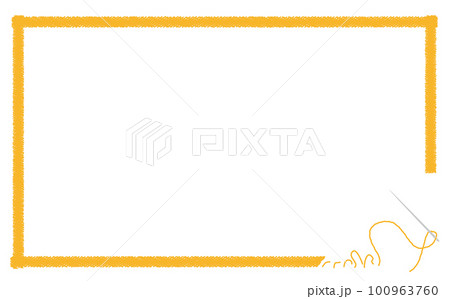 黄枠刺繍フレーム 100963760