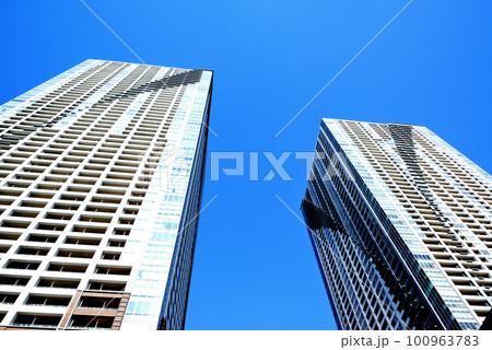 勝どき・月島エリアのTHE TOKYO TOWERS SEA TOWERほか高層マンションの風景 100963783