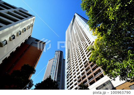 勝どき・月島エリアのTHE TOKYO TOWERS SEA TOWERほか高層マンションの風景 100963790