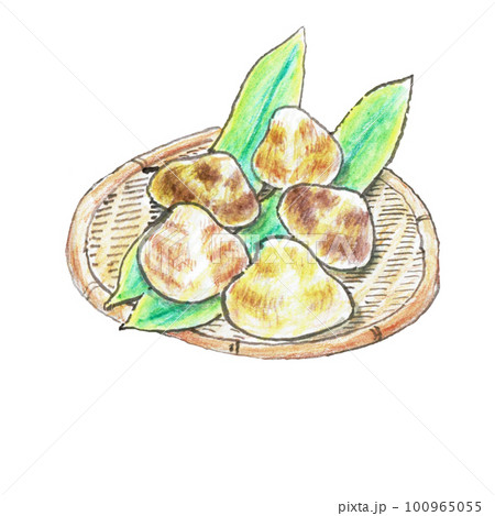 絵手紙風イラスト素材 絵手紙風イラスト素材 100965055