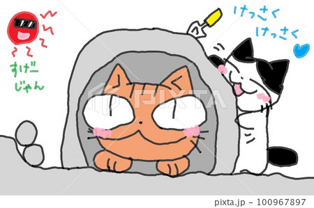 目が大きい猫の砂トンネル 目が大きい猫の砂トンネル 100967897