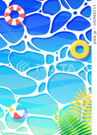 背景イラスト_きれいな海 背景イラスト_きれいな海 100968513