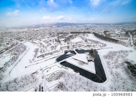 冬の五稜郭 冬の五稜郭 100968983