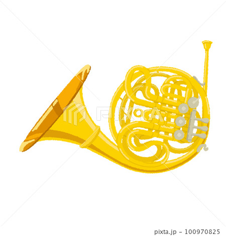 ホルンのイラスト 100970825