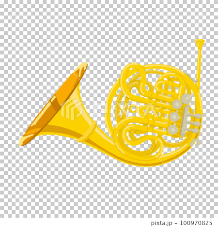 ホルンのイラスト 100970825