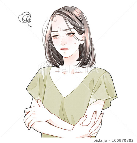 女性の不調1_イライラ 100970882