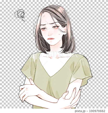 女性の不調1_イライラ 100970882