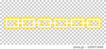 Lightning chain (yellow) - Stock Illustration [100971686] - PIXTA