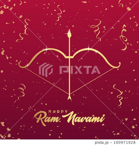 Happy Ram Navami festival of India. Happy Ram Navami festival of India. 100971928