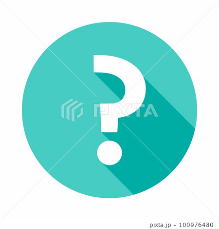 Question mark, FAQ sign, Help symbol, vector mark symbols light blue style. Isolated icon. 100976480