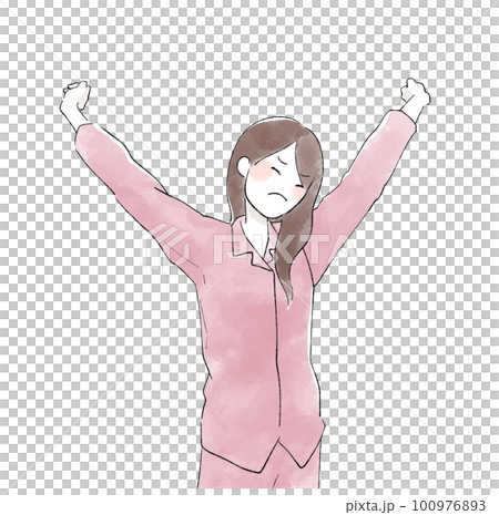 一個伸懶腰醒來的女人 一個伸懶腰醒來的女人 100976893