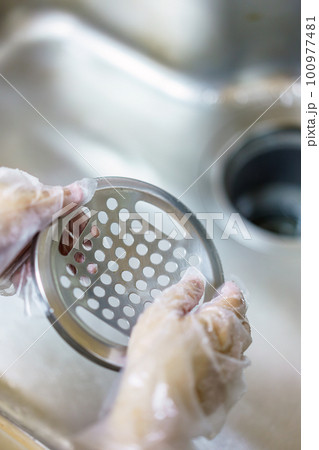 シンクの掃除 100977481