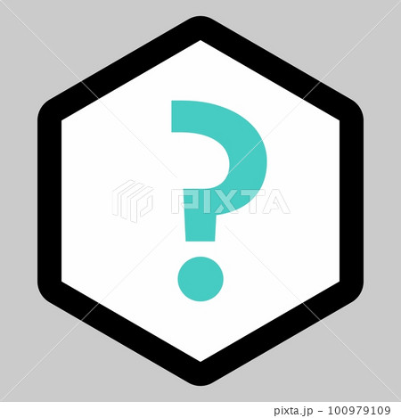 Question mark, FAQ sign, Help symbol, vector mark symbols light blue style. Isolated icon. 100979109