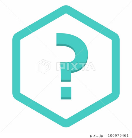 Question mark, FAQ sign, Help symbol, vector mark symbols light blue style. Isolated icon. 100979461