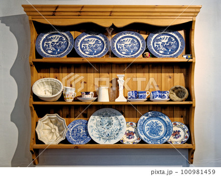 Victorian kitchen at Tudor House Museum Worcester - United Kingdom Victorian kitchen at Tudor House Museum Worcester - United Kingdom 100981459