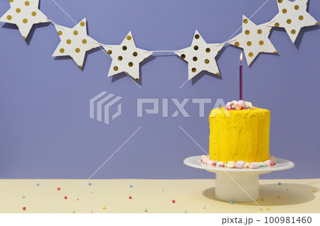 Concept of Happy Birthday, Happy Birthday cake Concept of Happy Birthday, Happy Birthday cake 100981460