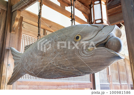 京都 宇治の萬福寺の開梛 京都 宇治の萬福寺の開梛 100981586