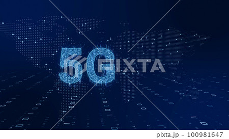 デジタルクラウド化によるデジタルトランスフォーメーションのイメージ　5Gサイバーセキュリティコンセプ 100981647