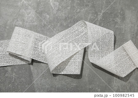 Concept of first aid kit supplies - bandage 100982545